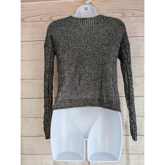 Aeropostale Gray Long Sleeve Knit Pull Over Sweater Women XS - Picture 2 of 7